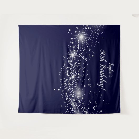 Hintergrundinformationen zum Night Sky Birthday Fo Wandteppich (Vorderseite (Horizontal))