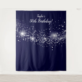 Hintergrundinformationen zum Night Sky Birthday Fo Wandteppich