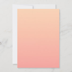 Hintergrundinformationen zum Peach Gradient Einladung