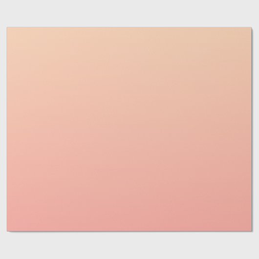 Hintergrundinformationen zum Peach Gradient Geschenkpapier (Flach)