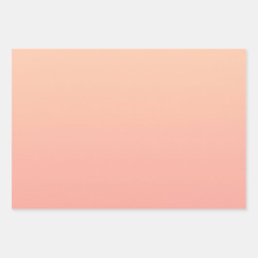 Hintergrundinformationen zum Peach Gradient Geschenkpapier Set (Vorderseite 3)
