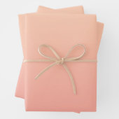 Hintergrundinformationen zum Peach Gradient Geschenkpapier Set (Beispiel)
