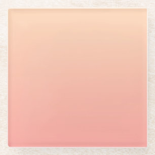 Hintergrundinformationen zum Peach Gradient Glasuntersetzer
