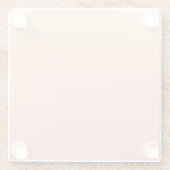 Hintergrundinformationen zum Peach Gradient Glasuntersetzer (Rückseite)