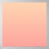 Hintergrundinformationen zum Peach Gradient Poster (Vorne)
