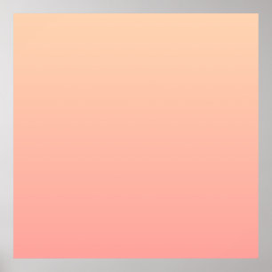 Hintergrundinformationen zum Peach Gradient Poster