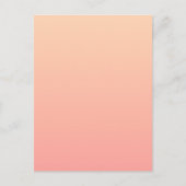 Hintergrundinformationen zum Peach Gradient Postkarte (Vorderseite)