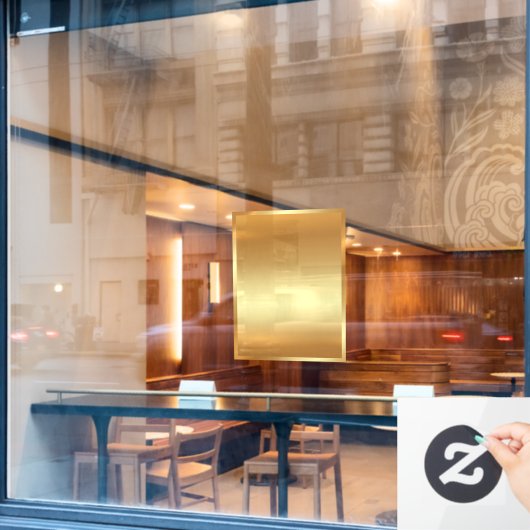 Hintergrundinformationen zum QR-Code-Glamour für L Fensteraufkleber (Café-Fenster)