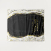 Hintergrundinformationen zum Schwarz-weiß & Gold G Wandteppich (Vorderseite (Horizontal))