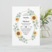 Hintergrundinformationen zum Thema Aquarellblume Einladung (Stehend Vorderseite)