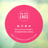 Hintergrundinformationen zum Thema Social Media hi Fensteraufkleber (Blatt 3)