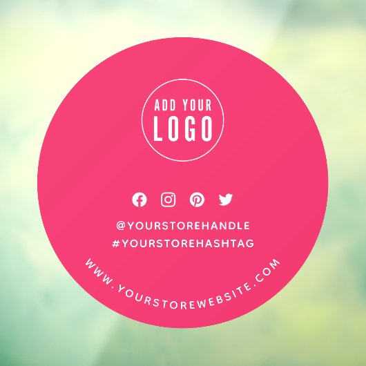 Hintergrundinformationen zum Thema Social Media hi Fensteraufkleber (Blatt 3)