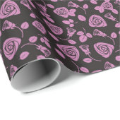 Hintergrundinformationen zur blühenden Rose Geschenkpapier (Rolleneckpunkt)