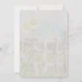 Hintergrundinformationen zur Sonnenblumenwelt Einladung (Rückseite)