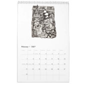 Hintergrundkalender 2018 kalender (Feb 2027)