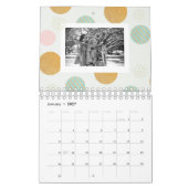 Hintergrundkalender für das saisonale Muster des F Kalender (Jan 2027)