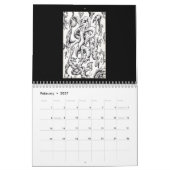 Hintergrundkalender II 2024 Kalender (Feb 2027)