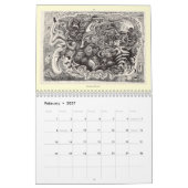 Hintergrundkalender III 2024 (Doppelseite) Kalender (Feb 2027)