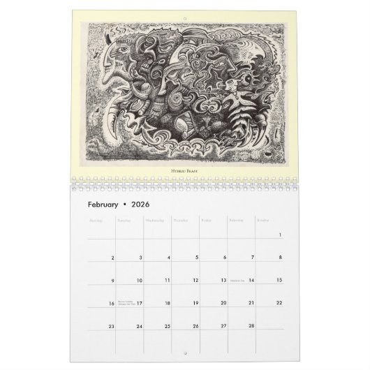 Hintergrundkalender III 2024 (Doppelseite) Kalender (Feb 2026)