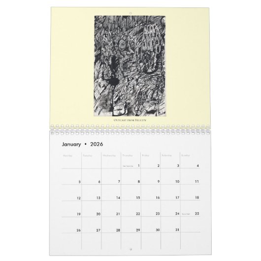 Hintergrundkalender III 2024 (Doppelseite) Kalender (Jan 2026)