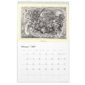 Hintergrundkalender III 2024 Kalender (Feb 2027)