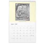 Hintergrundkalender IV 2024, Single-Seite Kalender (Mär 2027)
