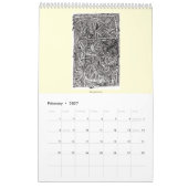 Hintergrundkalender IV 2024, Single-Seite Kalender (Feb 2027)