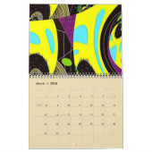 Hintergrundkalender zum "digitalen Spiel des Desig Kalender (Mär 2026)