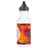 Hintergrundkomposition - Moderner farbiger Kreis Trinkflasche (Rechts)