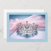 Hintergrundkronenkarte Mitteilungskarte (Vorne/Hinten)