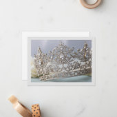 Hintergrundkronenkarte Mitteilungskarte (Vorderseite/Rückseite Beispiel)