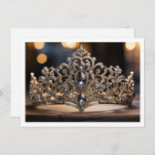 Hintergrundkronenkarte Mitteilungskarte (Vorne/Hinten)