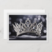 Hintergrundkronenkarte Mitteilungskarte (Vorne/Hinten)