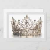 Hintergrundkronenkarte Mitteilungskarte (Vorne/Hinten)