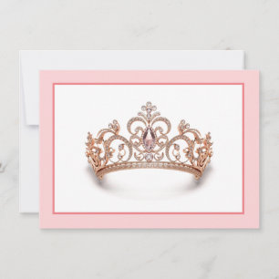 Hintergrundkronenkarte Mitteilungskarte