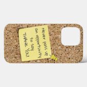 Hintergrundmeldungsfeld für gelbe Notenvorlage (Pi Case-Mate iPhone Hülle (Rückseite (Horizontal))