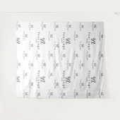 Hintergrundmesse für das White Custom Business Log Wandteppich (Vorderseite (Horizontal))