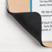 Hintergrundmousepad der Anwaltskanzlei Mousepad (Ecke)