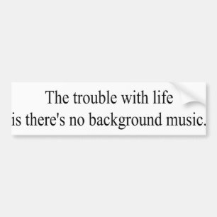 Hintergrundmusik Autoaufkleber