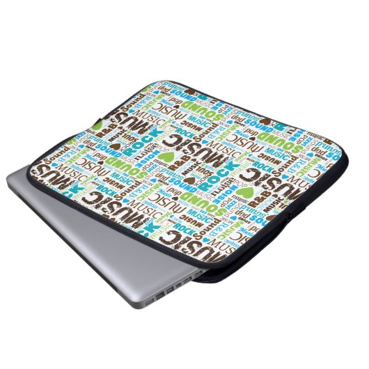Hintergrundmusik Notebook-Rückenlehne Laptopschutzhülle (Vorne Knopf)