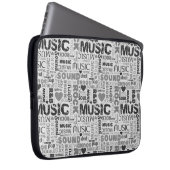 Hintergrundmusik Notebook-Rückenlehne Laptopschutzhülle (Vorne Rechts)