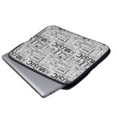 Hintergrundmusik Notebook-Rückenlehne Laptopschutzhülle (Vorne Knopf)