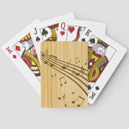 Hintergrundmusik Nots Sheet Music Spielkarten