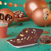 Hintergrundmusik Pappteller