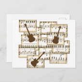 Hintergrundmusik Postkarte (Vorne/Hinten)