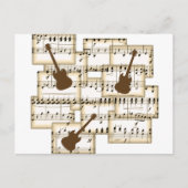 Hintergrundmusik Postkarte (Vorderseite)