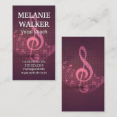 Hintergrundmusik Visitenkarte (Vorne/Hinten)