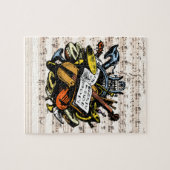 Hintergrundmusik von Musikinstrumenten - Rossini-B Puzzle (Horizontal)