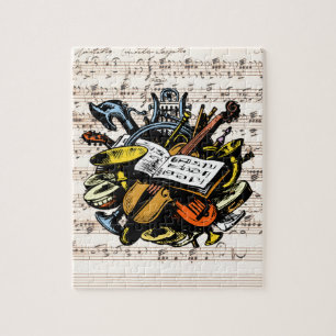 Hintergrundmusik von Musikinstrumenten - Rossini-B Puzzle