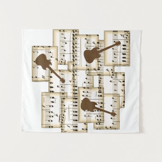 Hintergrundmusik Wandteppich (Vorderseite (Horizontal))